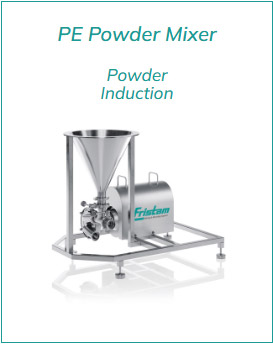 Photo of Fristam product PE Powder Mixer, a Powder Incorporator for Simple, efficient powder induction and fast blending.